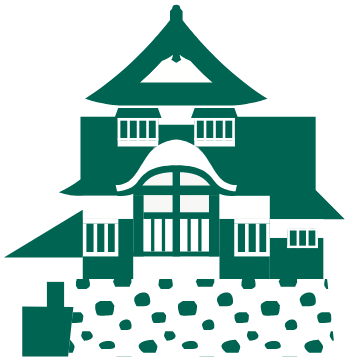 備中松山城のイラスト
